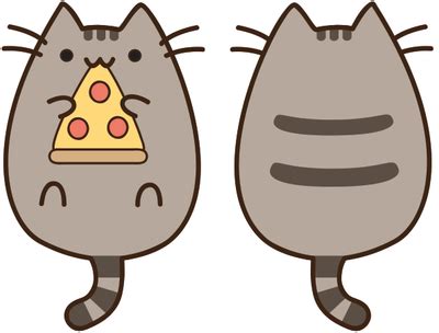 Pusheen Eating Pizza by sakuradesune on DeviantArt