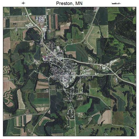 Aerial Photography Map of Preston, MN Minnesota