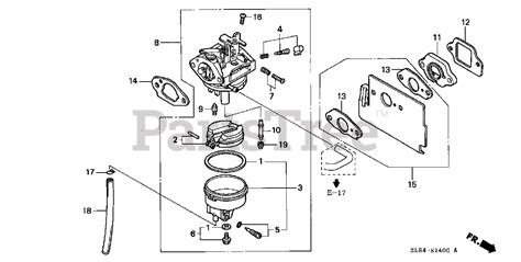 Honda GC160 A QHA1 (GCAHA) - Honda Engine, Made in USA (SN: GCAHA-1000001 - GCAHA-3599749 ...