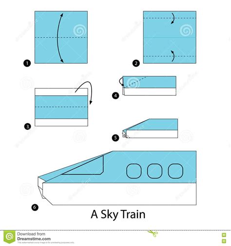 How To Make An Origami Train - Origami