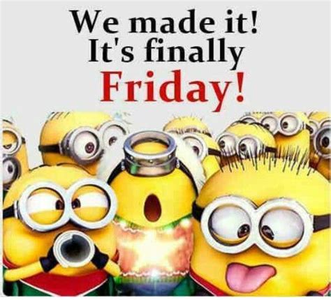 Minion Friday, Friday Meme, Happy Friday Quotes, Snoopy Friday, Happy Friday Images Funny ...