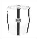 Buy SC Skand Creations Stainless Steel Storage Box Drum with Laser ...