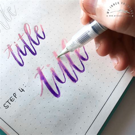 Simple Calligraphy Tricks and 25 Simple headers to get you started! | My Inner Creative