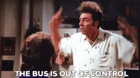 Struggle Bus Out Of Control GIF - Struggle BusOutOfControl CosmoKramer - Discover & Share GIFs