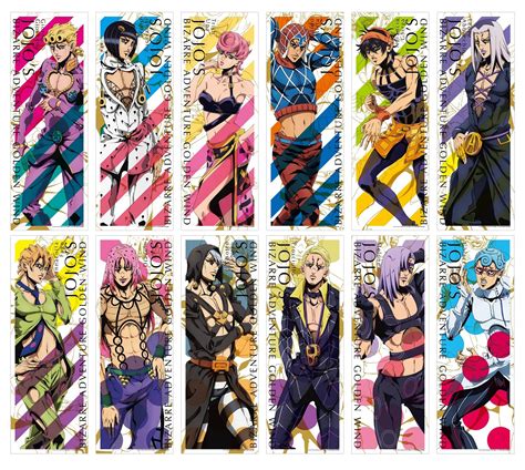 JoJo's Bizarre Adventure Golden Wind Character Poster Collection 2 ...