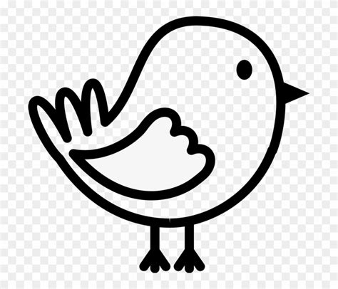 Bird Outline - Stick Man Bird Png - Free Transparent PNG Clipart Images Download