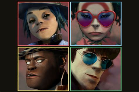 Gorillaz Band Real Faces