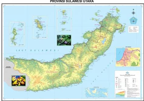 Peta Sulawesi : Beserta Gambar dan Penjelasan - LezGetReal