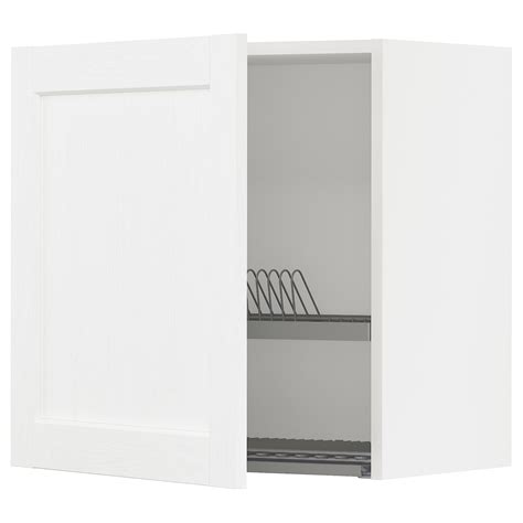 METOD wall cabinet with dish drainer - IKEA