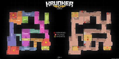 Krunker Overview Maps :: Behance