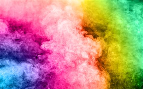 Download wallpapers colorful smoke, 4k, colorful backgrounds, smoke ...