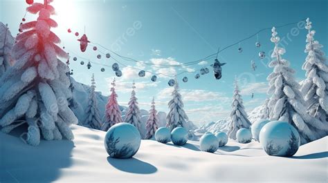 Christmas Winter Wonderland Wallpaper