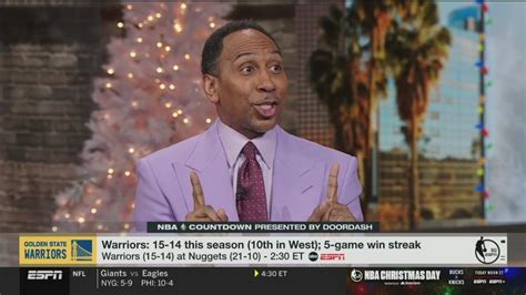 "GSW are on FIRE!" - Stephen A. believes Steph will lead Warriors beat Jokic and Nuggets tonight ...