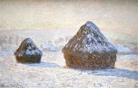 Haystacks, by Claude Monet