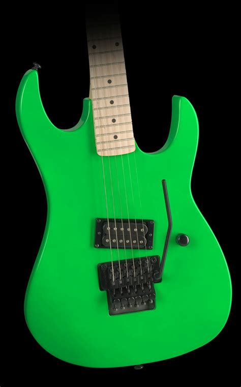 Rich Gunslinger Neon Green Electric Guitar | Guitar, Best guitar players, Electric guitar