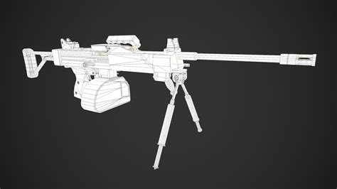 ArtStation - Negev machine gun | Game Assets