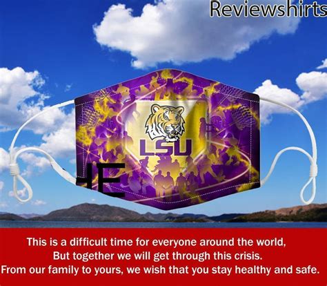 Lsu Tiger Face Mask Filter MP 2.5 - Fan Lsu Tiger 2020 - Reviewshirts ...