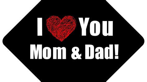 I Love Mom And Dad With Red Heart HD Mom Dad Wallpapers | HD Wallpapers ...