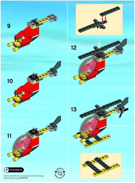 View LEGO® instruction 30019 Fire Helicopter - LEGO instructions and catalogs library