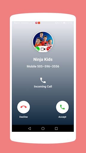 Calling Ninja kids - Call Simulator Apk by AmrWeb - wikiapk.com