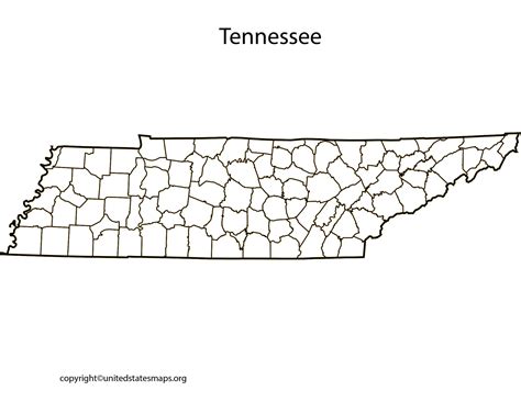 Tennessee County Map | Map of Counties in Tennessee