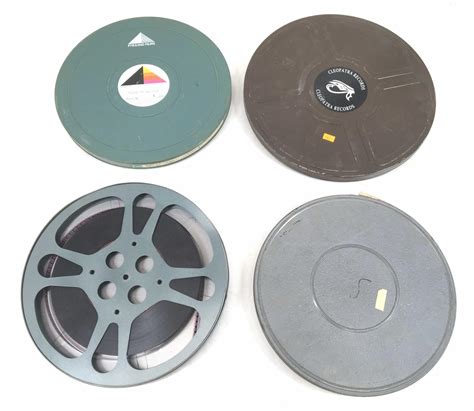 Lot - (4pc) Vintage 16mm Movie Reels