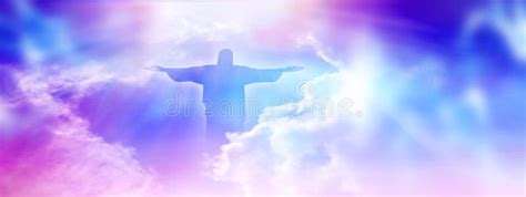 Jesus in the clouds stock photo. Image of jesus, clouds - 19920906