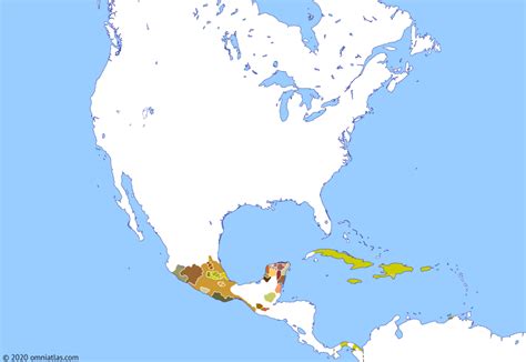 Fall of Tenochtitlan | Historical Atlas of North America (13 August 1521) | Omniatlas