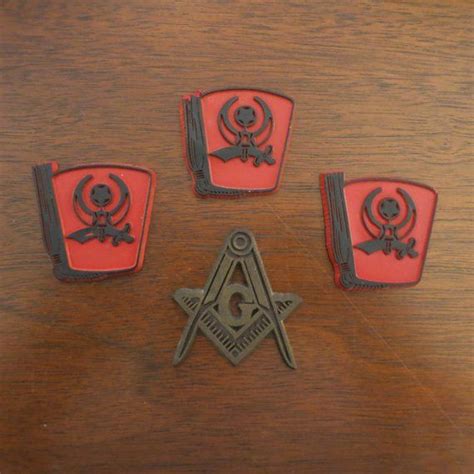 Vintage Lot of 4 Shriner Magnets Freemason Freemasonry Rare Hat Fez ...