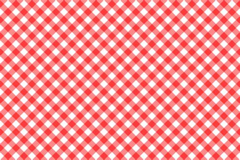 Red And White Checkered Background