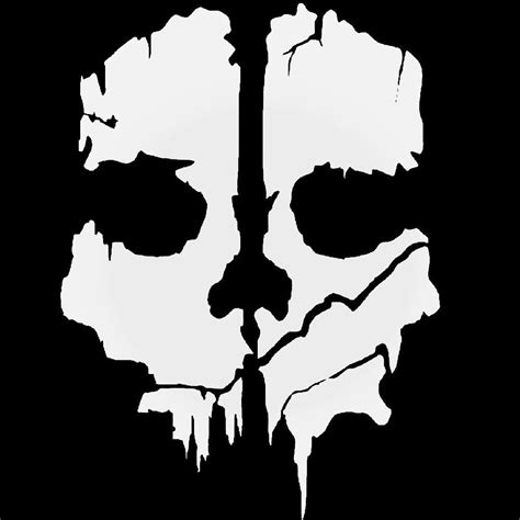 Call Of Duty Ghost Skull Sticker