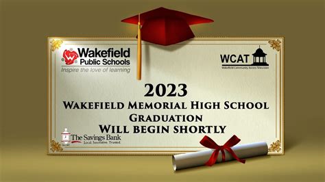 2023 Wakefield Memorial High School Graduation Ceremony - June 3rd, 2023 - YouTube