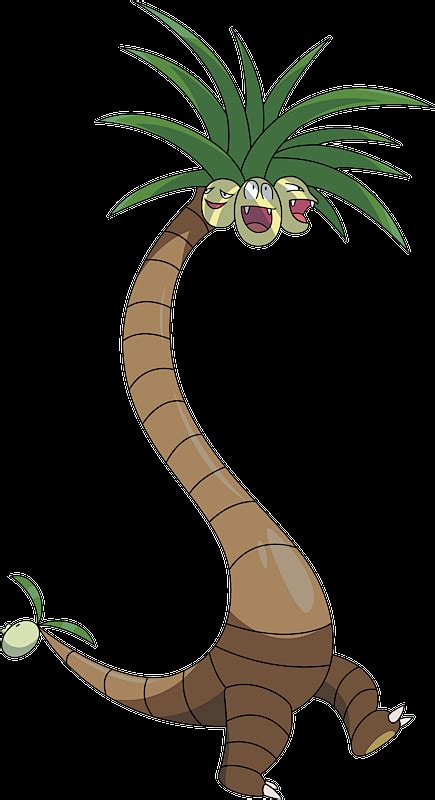 Pokemon 16103 Alolan Exeggutor Pokedex: Evolution, Moves, Location, Stats