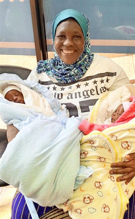 70-year-old woman who says she gave birth to twins shares first photos