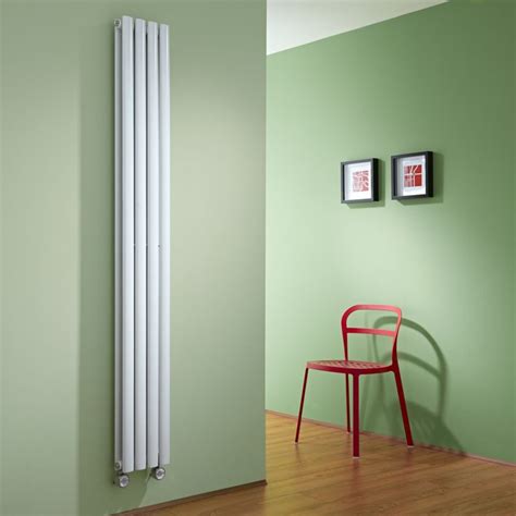 Radiateur design électrique vertical - Blanc – 178 cm x 23,6 cm x 7,8 ...