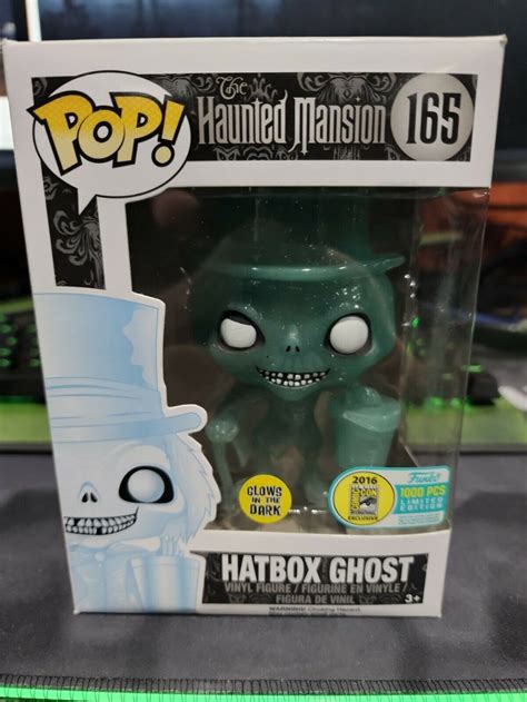 Funko Pop! Disney The Haunted Mansion Hatbox Ghost SDCC 2016 LE 1000 | eBay in 2022 | Hatbox ...