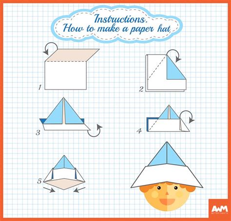 how to fold a paper hat - Google Search | Paper hat diy, Paper hat, Etsy paper