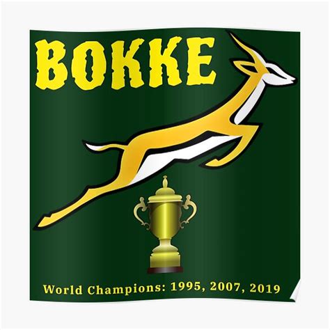 "Bokke World Champs 12 Year Cycle" Poster for Sale by Dumelang | Redbubble