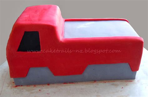 Cake Trails...: How to make a fire truck cake {Tutorial}