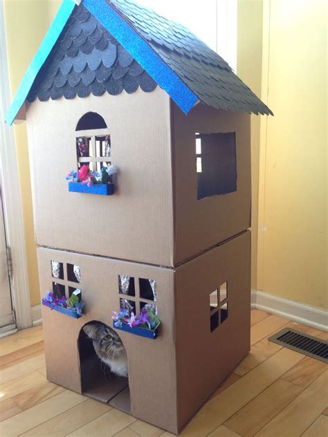 25 genius, cute, and ludicrous cardboard cat houses to inspire you! – Page 10 – homenal