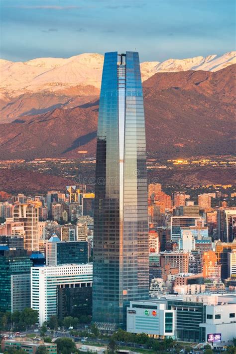 Torre Gran Costanera, Santiago De Chile Stock Image - Image of floor ...