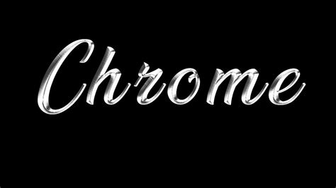 Chrome Text Effect Photoshop Tutorial | Photoshop Text Effects | Chrome ...