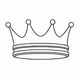 Simple Design Prince Crown Coloring Pages sketch template