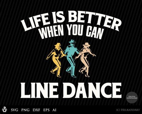 Line Dancing SVG Line Dance Svg Tanz svg Ballerina svg | Etsy