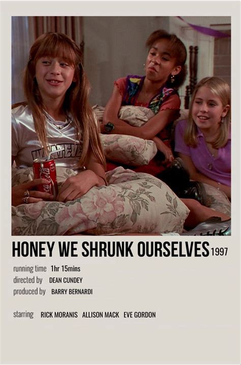 honey we shrunk ourselves | Family movie list, Girly movies, Family movies