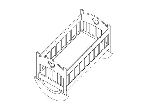 Baby Crib Outline SVG Baby Crib SVG Baby Crib Clipart Baby - Etsy UK