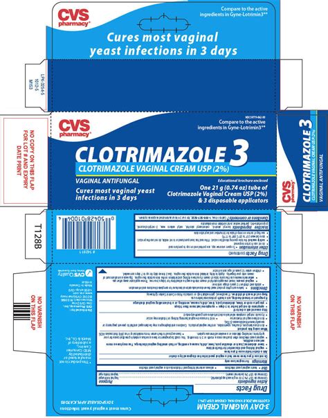 Cvs Pharmacy Clotrimazole 3 Information, Side Effects, Warnings and Recalls