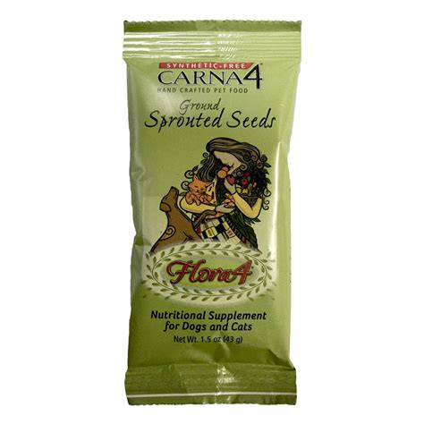 Carna4 - Flora4 Ground Sprouted Seeds Supplement – Basset & Lab, LLC.