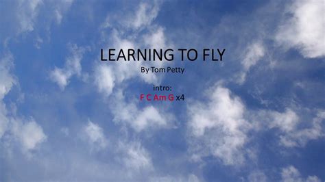 Learning to Fly by Tom Petty - Easy chords and lyrics - YouTube