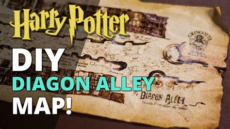 Diagon Alley Harry Potter Universal Studios Orlando Map